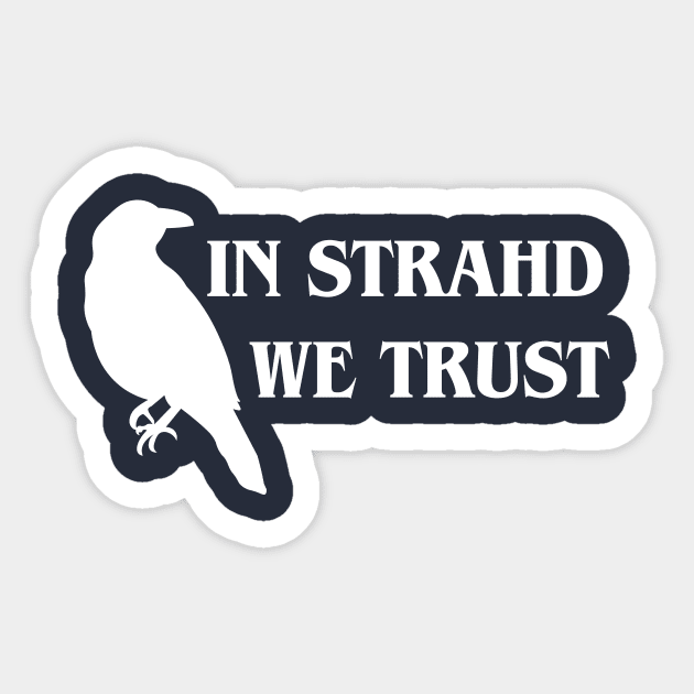 In Strahd we Trust - DARK Sticker by Park Central Designs